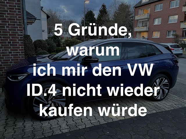 5 Gründe, warum ich den VW ID.4 nicht wieder kaufen würde -zumindest kein Exemplar der ersten Serie!