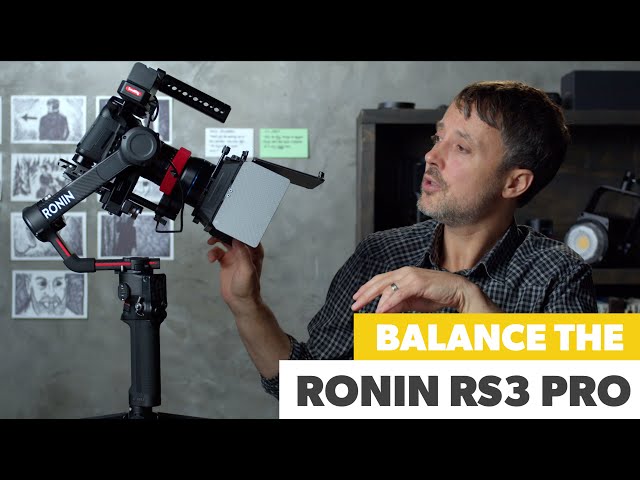 How to Balance the Blackmagic Pocket Cinema Camera on the DJI Ronin RS3 Pro | Sirui Anamorphic Lens