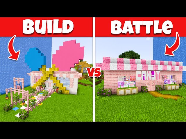 Building a Candy Shop | Minecraft Build Battle