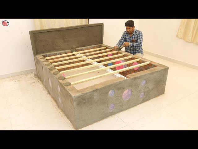 Room Cement Bed Making