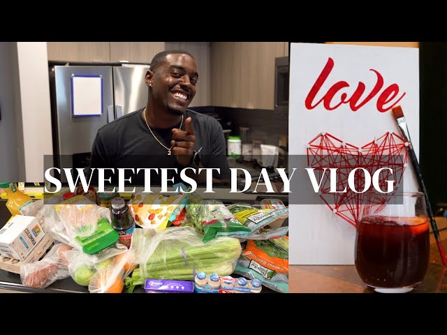 I SURPRISED HIM!! | Sweetest Day Vlog + Healthy Weekly Grocery Haul