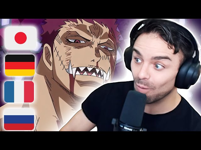 Synchronsprecher reagiert auf Ruffy vs Katakuri in anderen Sprachen (One Piece)