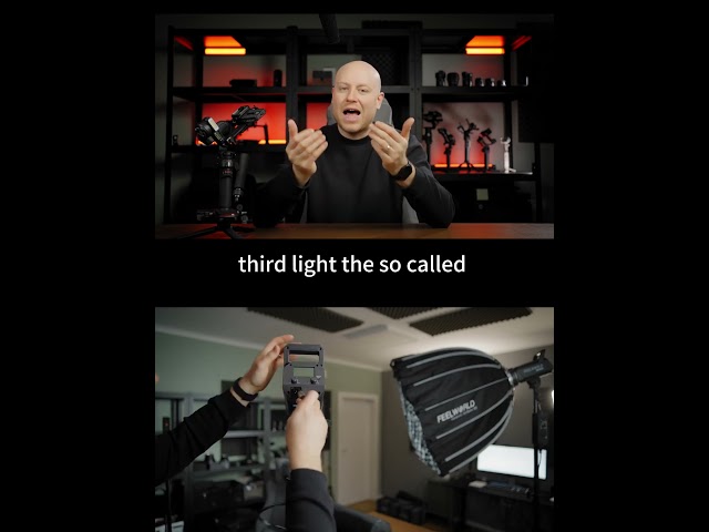 #feelworld #lightsetup #lighttutorial How to light your YouTube studio with three FEELWORLD lights？