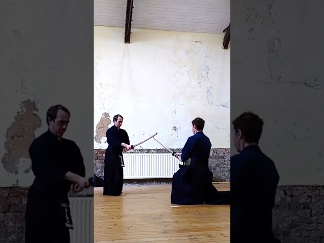 Kendo Kata 7 looks like something from a movie but it's a legit move called Men Nuki Dou #kendo