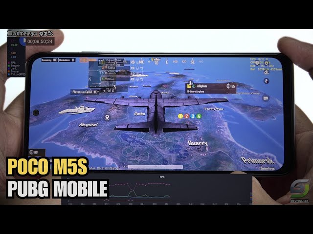 Poco M5s test game PUBG Mobile 2024 | Helio G95