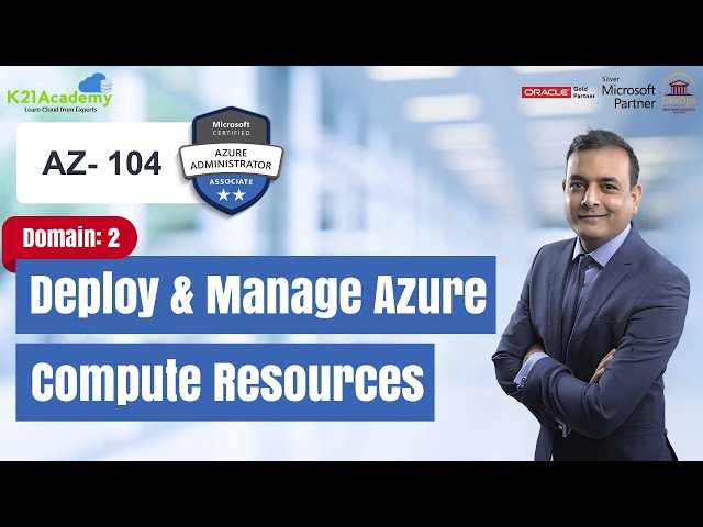 Deploy & Manage Azure Compute Resources | AZ-104 | K21Academy