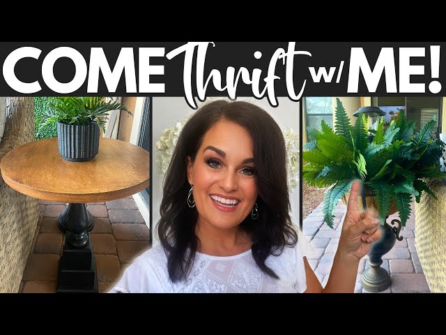 Come Thrift With Me for High End Decor for the Outdoors!