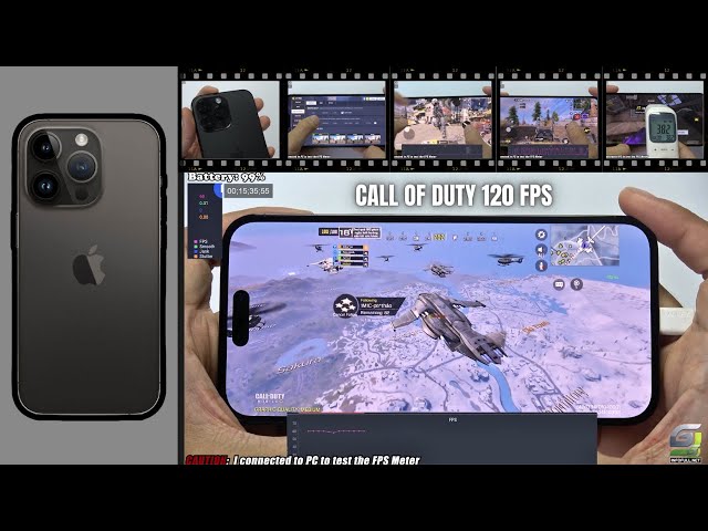 iPhone 14 Pro Max test game Call of Duty Mobile 120FPS