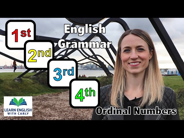 English Grammar: How to say 1st, 2nd, 3rd, 4th, etc. Ordinal Numbers Explained #ordinalnumbers