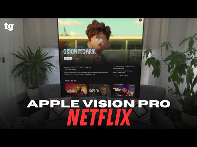 Apple Vision Pro: Netflix