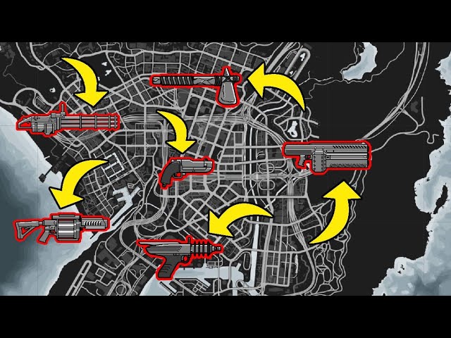 All Secret and Rare Weapon Locations in GTA 5 (PC,PS4,PS5,XBOX)