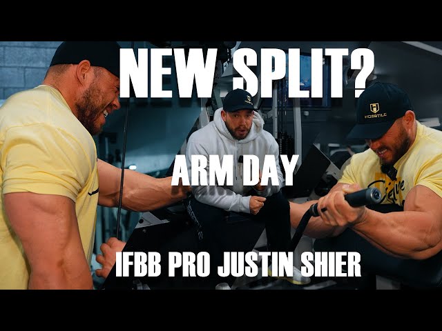 New Offseason Split? ARM DAY WITH IFBB PRO BODYBUILDER JUSTIN SHIER