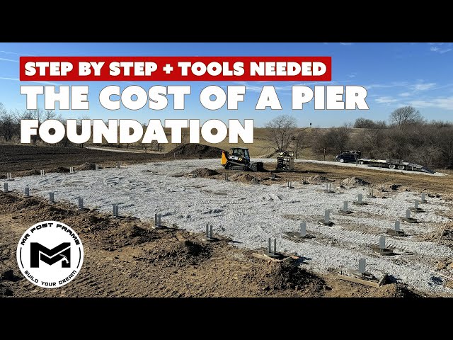 Cost of a Pier Foundation | Barndominum Pier Foundation Step by Step | Tools + Supplies