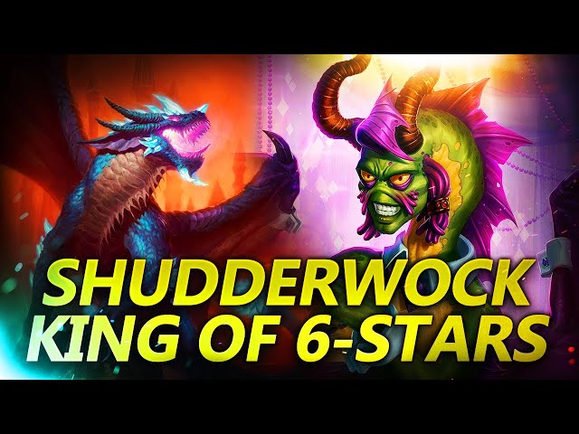 Shudderwock: King of 6-Stars!!! | Hearthstone Battlegrounds Gameplay | Patch 22.0 | bofur_hs
