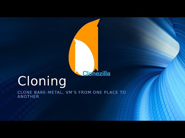 Clone with Clonezilla