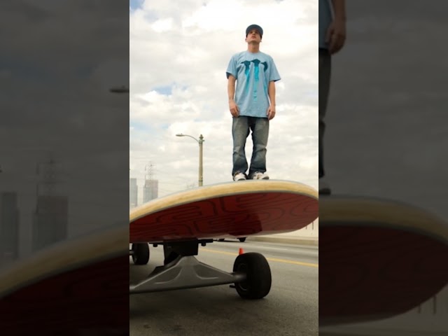 The World’s Biggest Skateboard 🌎 #skateboarding #shorts