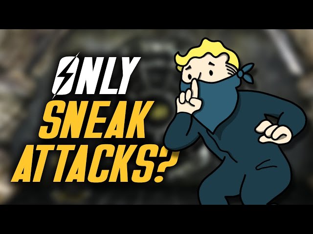 Can You Beat Fallout 3 Using Only Sneak Attacks?