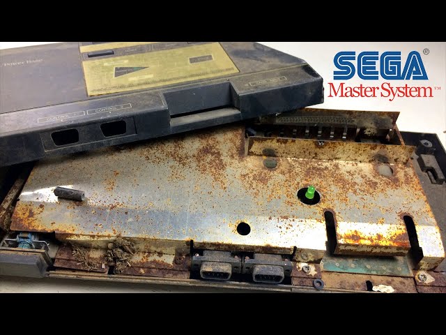 Restoration & repair rusty  SEGA MASTER SYSTEM console