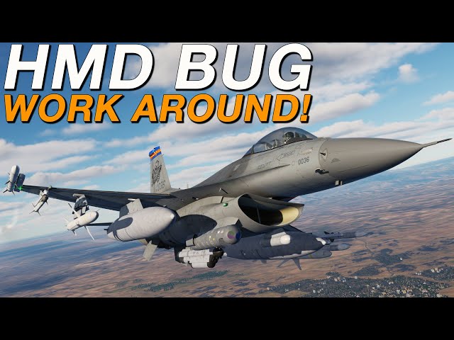 DCS F-16C Viper Air to Ground HMD Annoying Bug Work Around!