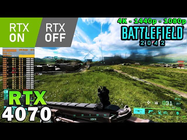 Battlefield 2042 | RTX 4070 | Ryzen 7 5800X3D | 4K - 1440p - 1080p | Ultra & Low Settings