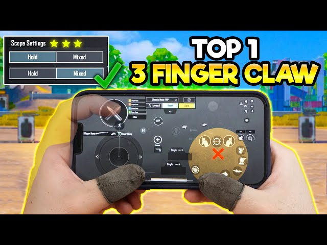 How To Get The Best 3 Finger Claw Control Setting | BGMI & PUBG MOBILE