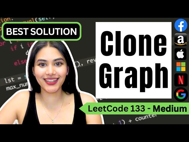 Clone Graph - LeetCode 133 - Python #blind75 #leetcode #clonegraph