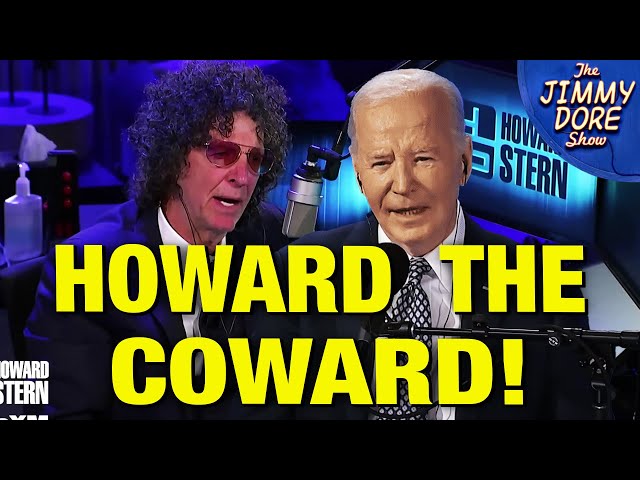 Howard Stern Degrades Himself In Tongue Bath Interview With Biden!