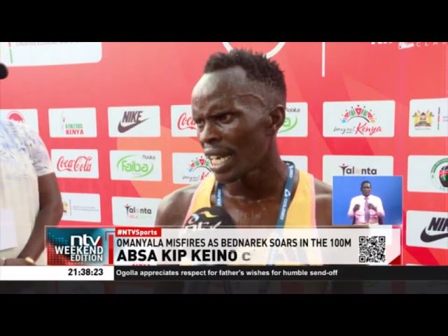 Omanyala misfires as Bedmarek soars in the 100m at the Kip Keino Classic