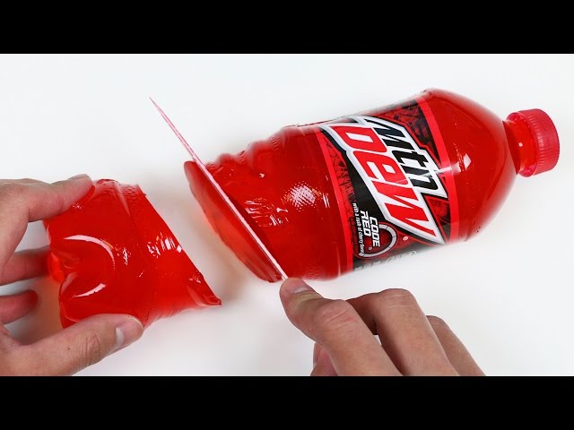 How to Make a Mountain Dew CODE RED Gummy Bottle!