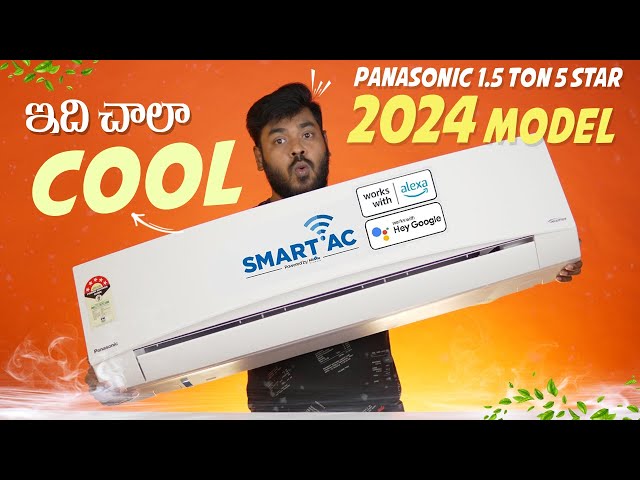 Panasonic 1.5 Ton 5 Star Smart AC 2024 Unboxing and Cooling Test ⚡ Best AC In India 2024