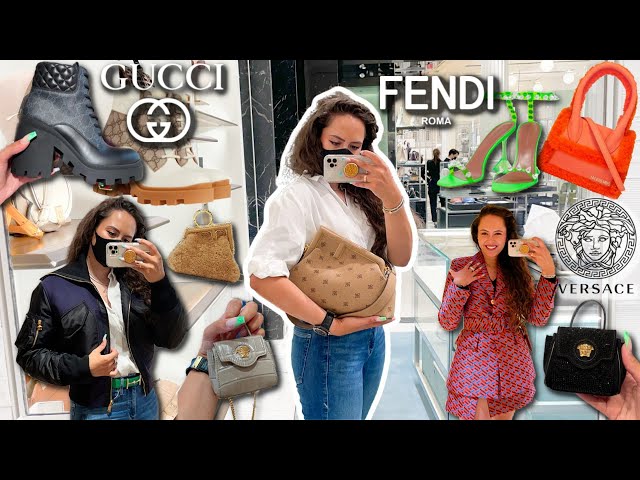Luxury Shopping Vlog! What's new at Gucci, Versace, Fendi etc.