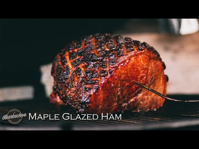 Maple Glazed Ham on the Kamado Joe | Barbechoo