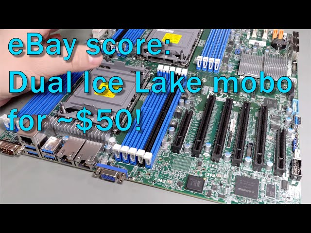 Crazy Ice Lake EATX server board... (aka Lanes for days)