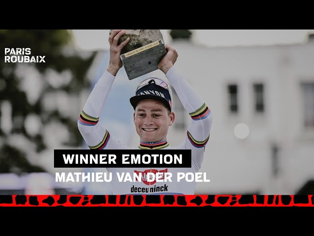 L'émotion de Van Der Poel - Paris-Roubaix 2024