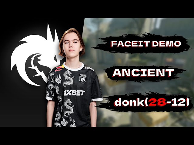 CS2 POV donk (28-12) vs FACEIT (ancient) - FACEIT DEMO