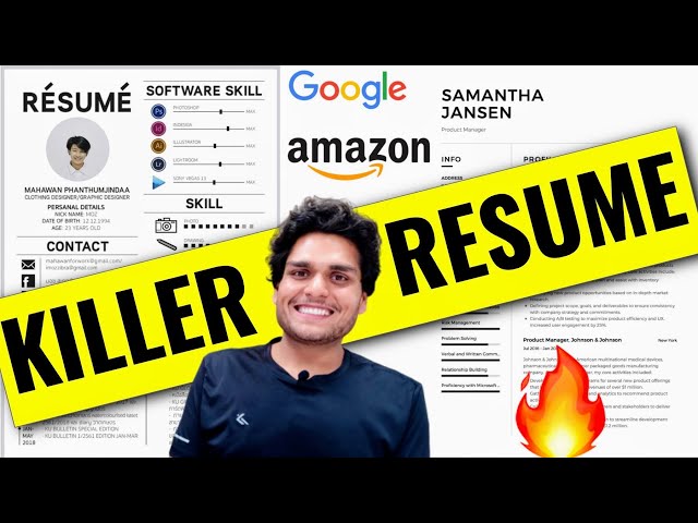 How to write a Strong Resume for Software Developer #2 | For Freshers & Experienced