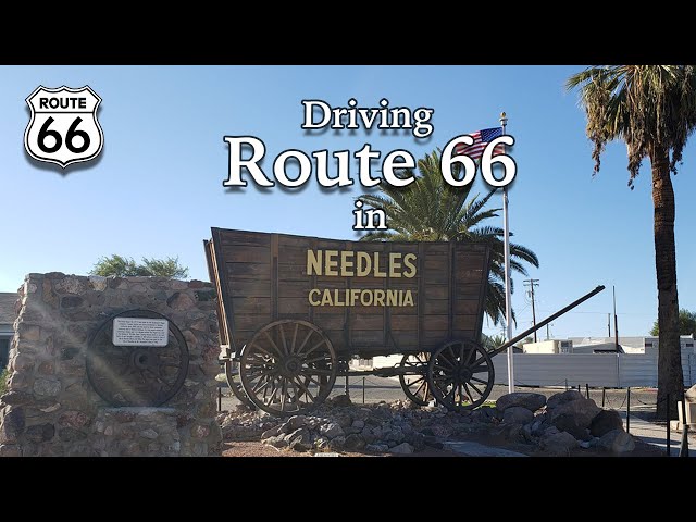 A Drive on Route 66 in Needles, California