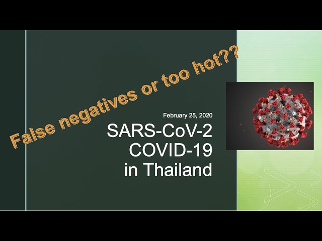 COVID-19 in Thailand: Low Cases from Testing or Can we Blame the Weather?