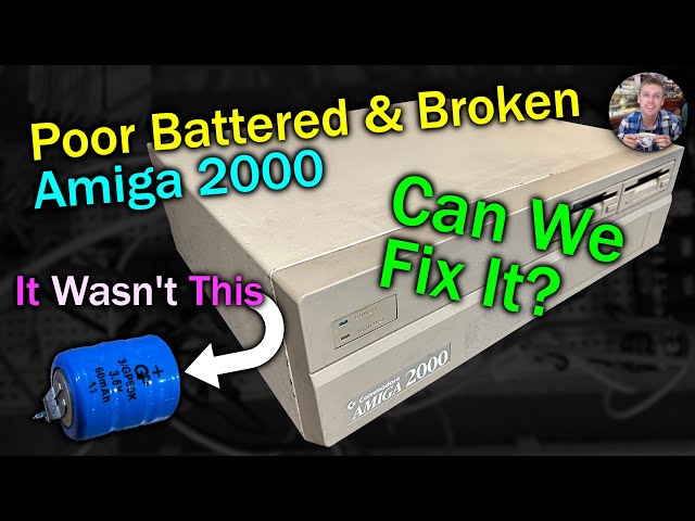 Poor Broken and Battered Amiga A2000 - Can We Fix it?