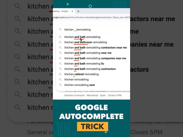 Google Autocomplete Trick (for #keywordresearch)