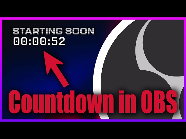 Countdown in OBS einfügen - Stream schnell und einfach verbessern | Tutorial