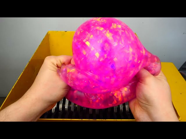 Shredding Mega GLITTER BALL! Amazing Video!