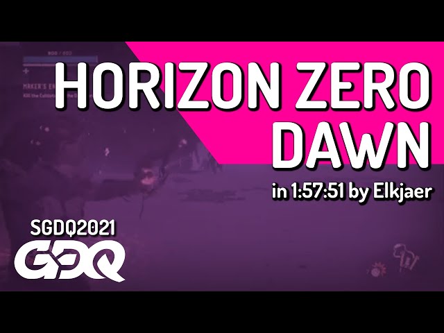 Horizon Zero Dawn by Elkjaer 1:57:51 - Summer Games Done Quick 2021 Online