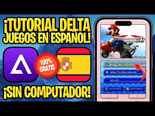 TUTORIAL WITHOUT JAILBREAK ✅ HOW TO CHANGE THE LANGUAGE OF GAMES IN DELTA EMULATOR (FREE AND NO PC)