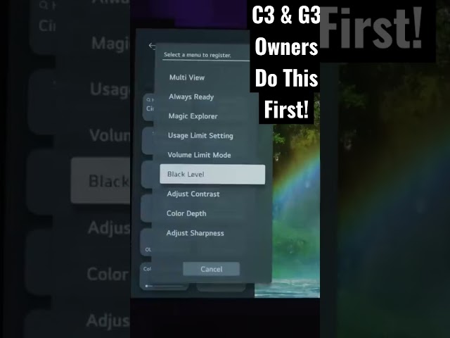Change THIS Setting On Your New 2023 LG G3 & C3 OLED TV