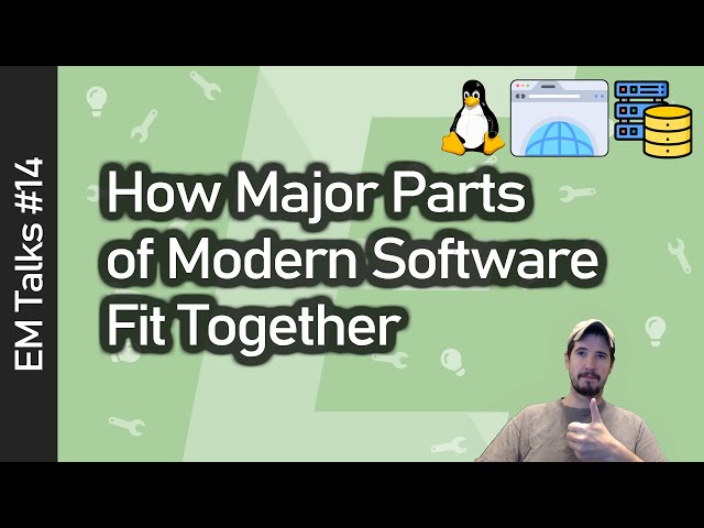 How Major Parts of Modern Software Fit Together