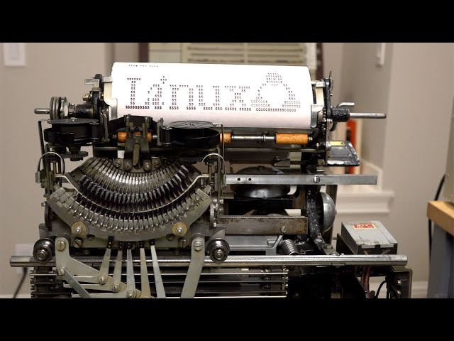 Using a 1930 Teletype as a Linux Terminal