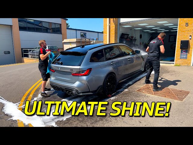 Watch How This M3 Touring Gets a Shine That Lasts a Lifetime