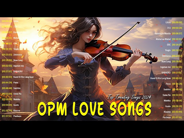 Best OPM Love Songs 2024 With Lyrics ️🎧 opm chill songs ️🎧 Lihim, 711, Raining In Manila