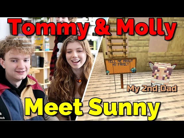 Tommyinnit & Molly Meet Sunny for the first Time on QSMP Minecraft